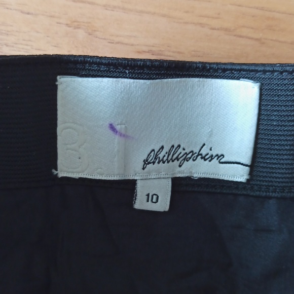 3.1 Philip Lim Black Pleated Wool Mini Skirt - Picture 10 of 10